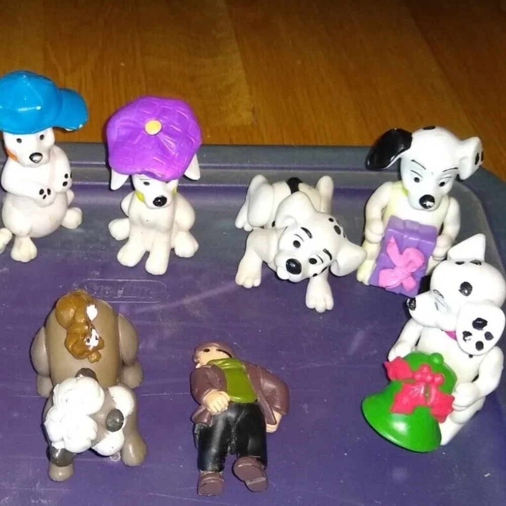 Walt Disney 101 Dalmatians Figurines PVC set of 12 Used